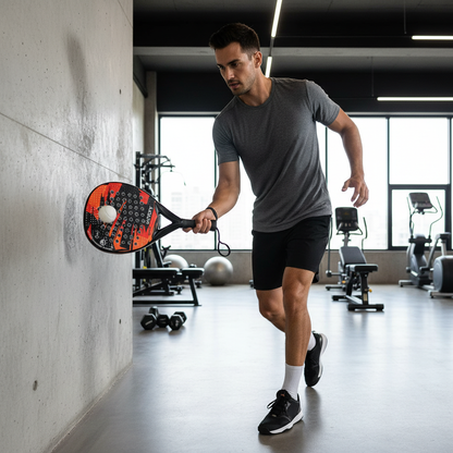 IANONI Padel Racket Carbon Fiber Surface with EVA Memory Flex Foam Core Padel Tennis Racquets Lightweight